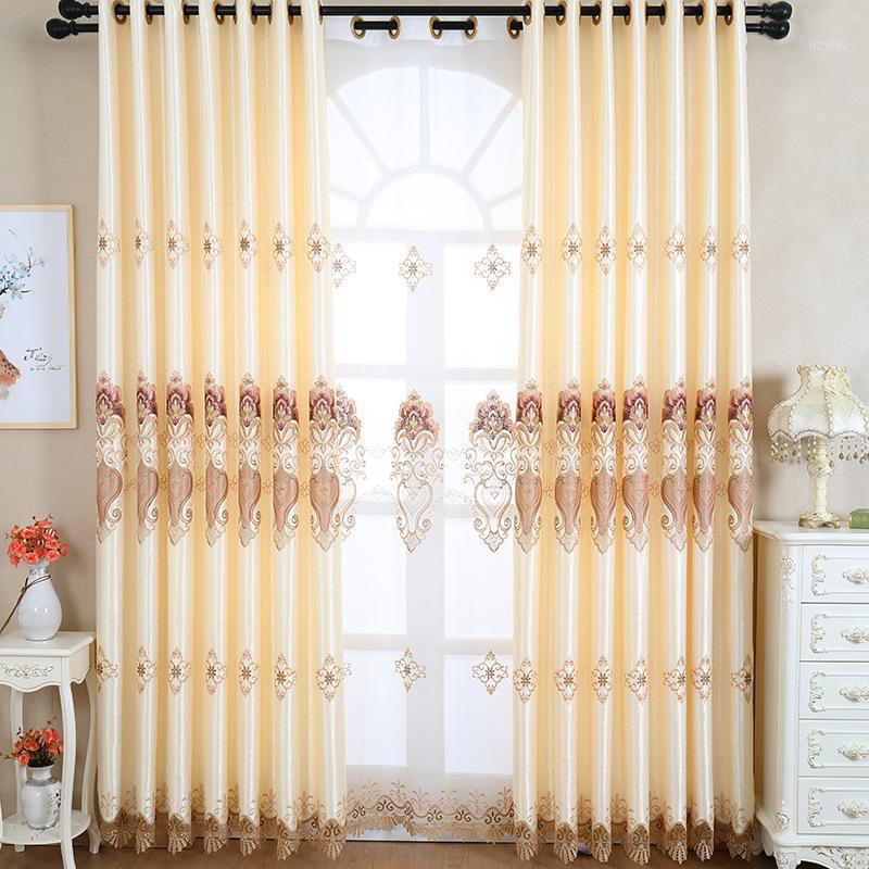 New Style Curtains for Living Dining Room Bedroom European-style Embroidery Curtains Tulle Finished Product Customization1, Light brown tulle
New Style Curtains for Living Dining Room Bedroom European-style Embroidery Curtains Tulle Finished Product Customization1, Light brown tulle