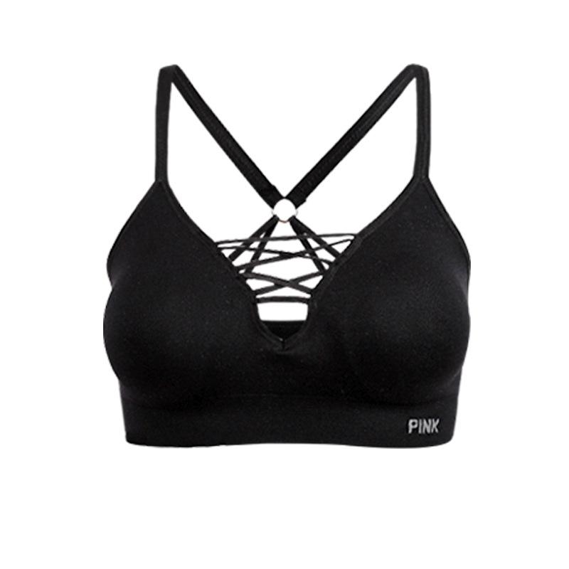 Sexy Cross Sports Bra Push Up Bralette Soild Blackless Fitness Yoga Bra Sport Top Vest Running Chest Wrapped With Back, Gray
Sexy Cross Sports Bra Push Up Bralette Soild Blackless Fitness Yoga Bra Sport Top Vest Running Chest Wrapped With Back, Gray