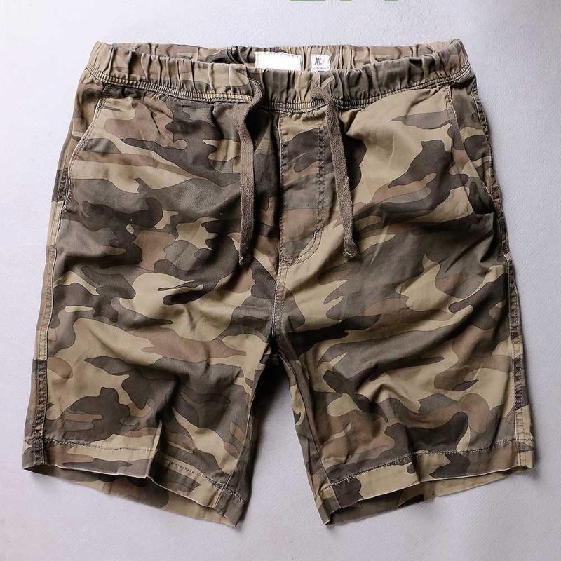 Fashion Camouflage Cargo Shorts Men Casual Cotton Boardshorts Army Style Shorts Elastic Waist Men Clothing, Khaki
Fashion Camouflage Cargo Shorts Men Casual Cotton Boardshorts Army Style Shorts Elastic Waist Men Clothing, Khaki
