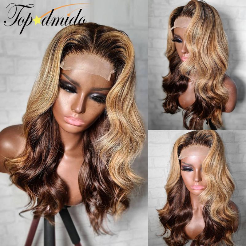 Lace Wigs Topodmido Highlight Color 13x4 Front Human Hair With Baby Body Wave Brazilian Remy For Women, Black;brown
Lace Wigs Topodmido Highlight Color 13x4 Front Human Hair With Baby Body Wave Brazilian Remy For Women, Black;brown