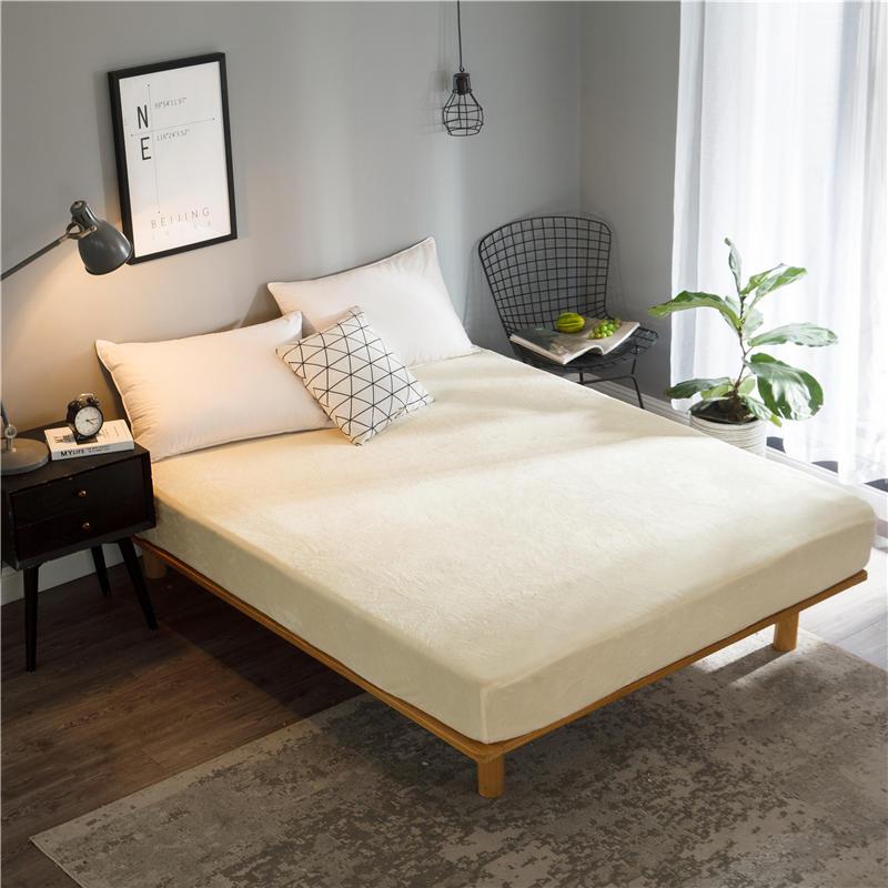 Bonenjoy 1 pc Flannel Bedding Linens Twin Full Queen Size lencol cama casal Fitted Sheet With Elastic Solid Color Sheets, Type 6
Bonenjoy 1 pc Flannel Bedding Linens Twin Full Queen Size lencol cama casal Fitted Sheet With Elastic Solid Color Sheets, Type 6