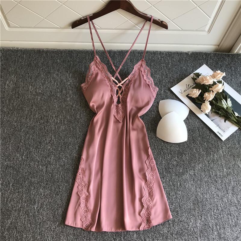 Lace Sexy Nightgowns Sleepshirts Sleepwear Soft Home Dress Spaghetti Strap Nightdress Sleep & Lounge Nightgown Female H183, Black
Lace Sexy Nightgowns Sleepshirts Sleepwear Soft Home Dress Spaghetti Strap Nightdress Sleep & Lounge Nightgown Female H183, Black