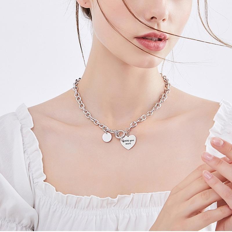 Vintage Heart Chokers Necklaces for Women '' Love You More '' Girl Link Chain Jewelry Short Chocker Accessories Trendy Jewellery
Vintage Heart Chokers Necklaces for Women '' Love You More '' Girl Link Chain Jewelry Short Chocker Accessories Trendy Jewellery