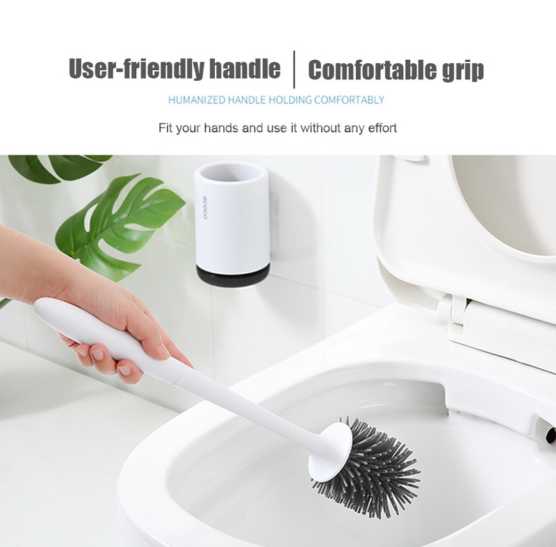 Toilet Brush Rubber Head Cleaning Standing Brush Silicone Long Handle Wall Hanging Brushes for Toilet Floor Cleaning Bathroom, Two colors
Toilet Brush Rubber Head Cleaning Standing Brush Silicone Long Handle Wall Hanging Brushes for Toilet Floor Cleaning Bathroom, Two colors