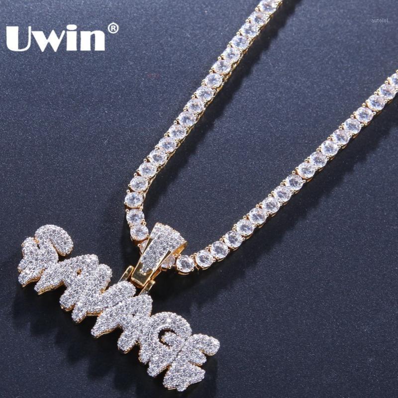 UWIN Micro Pave Cubic Zirconia SAVAGE Letters Pendant With 4mm Tennis Chains Fashion Hiphop Gold Color Necklace For Men Jewelry1
UWIN Micro Pave Cubic Zirconia SAVAGE Letters Pendant With 4mm Tennis Chains Fashion Hiphop Gold Color Necklace For Men Jewelry1