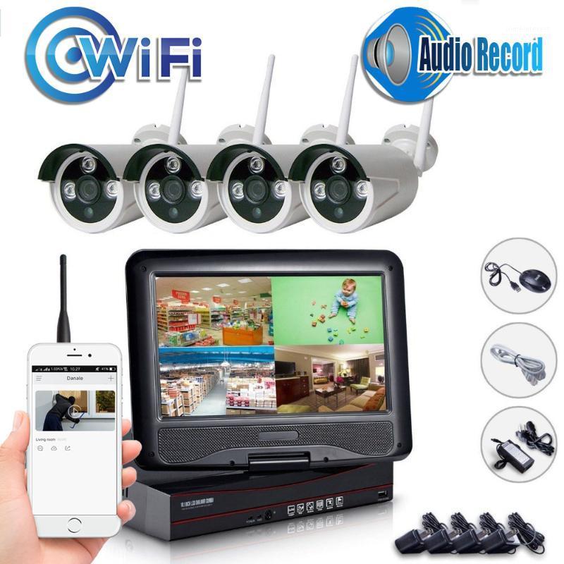 4CH NVR WIFI CCTV System 4PCS 1080P Wireless CCTV Kit 10 inch Monitor Security Sound recording Motion Detecting Email Alarm1 
4CH NVR WIFI CCTV System 4PCS 1080P Wireless CCTV Kit 10 inch Monitor Security Sound recording Motion Detecting Email Alarm1