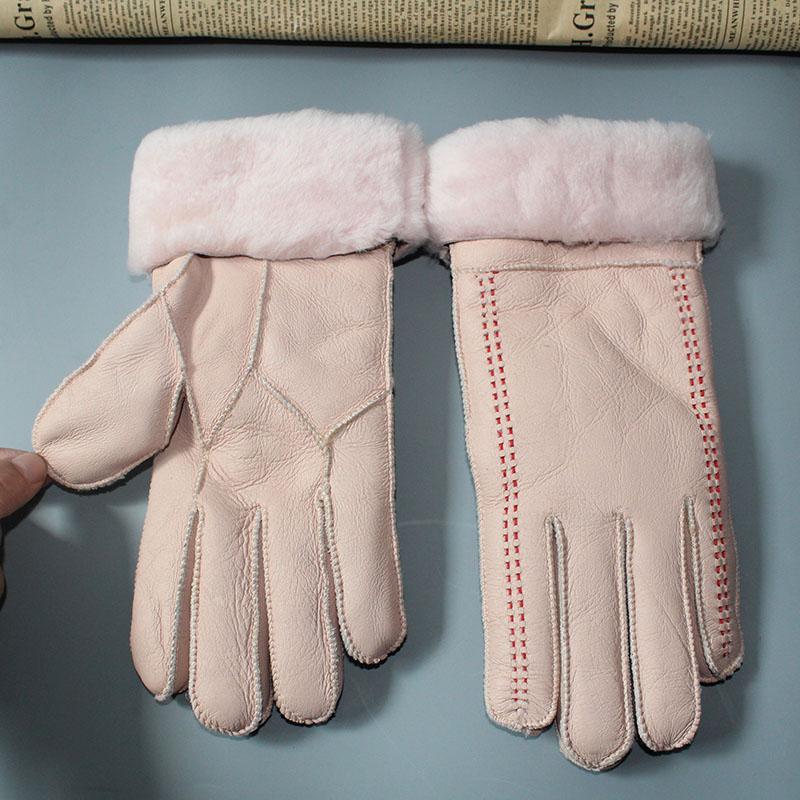 Five Fingers Gloves Super Warm Women's Genuine Leather Sheepskin Winter Female Outdoor Ski Motorcycle Ladies Sheep Fur Finger
Five Fingers Gloves Super Warm Women's Genuine Leather Sheepskin Winter Female Outdoor Ski Motorcycle Ladies Sheep Fur Finger