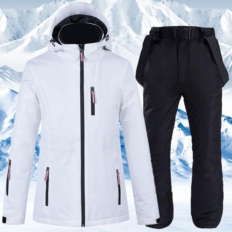 Skiing Suits Ski Suit Men And Women Windproof Waterproof Set Thickened Warm Couple Snowboarding Jacket Pants Two Piece For Women1
Skiing Suits Ski Suit Men And Women Windproof Waterproof Set Thickened Warm Couple Snowboarding Jacket Pants Two Piece For Women1