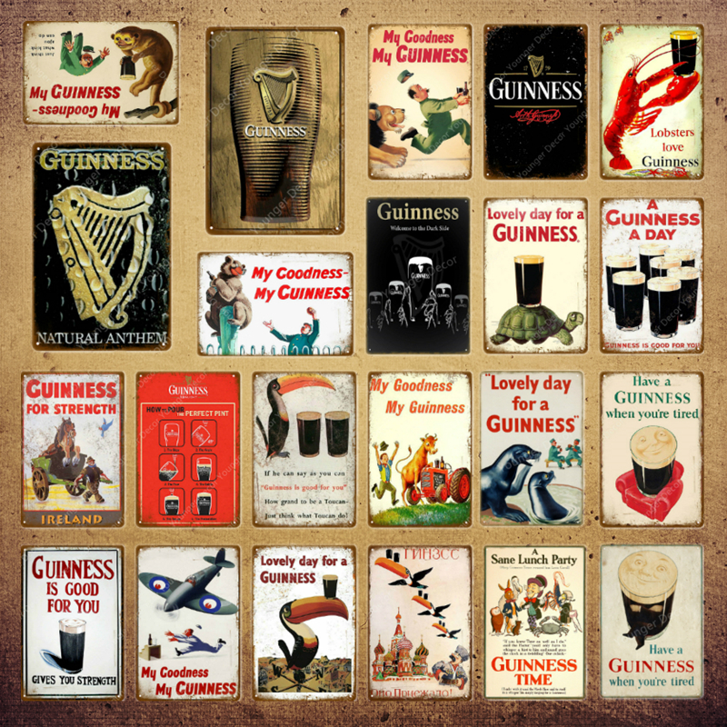 2021 Funny Guinness Is Good For You Metal Poster Tin Signs Vintage Home Wall Decor For Bar Pub Club Man Cave Beer Room Decorative Plate
2021 Funny Guinness Is Good For You Metal Poster Tin Signs Vintage Home Wall Decor For Bar Pub Club Man Cave Beer Room Decorative Plate