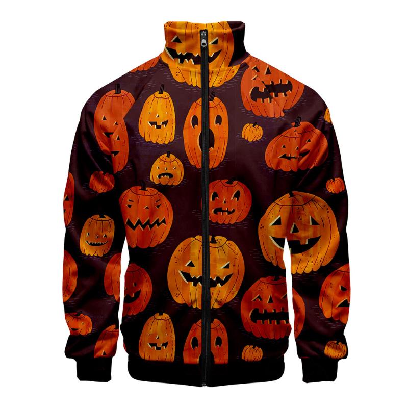 Halloween Jack-o'-lantern Jacket Men/Women Slim Fit coat Zipper winter jacket Harajuku Streetwear Stand collar, As shown
Halloween Jack-o'-lantern Jacket Men/Women Slim Fit coat Zipper winter jacket Harajuku Streetwear Stand collar, As shown