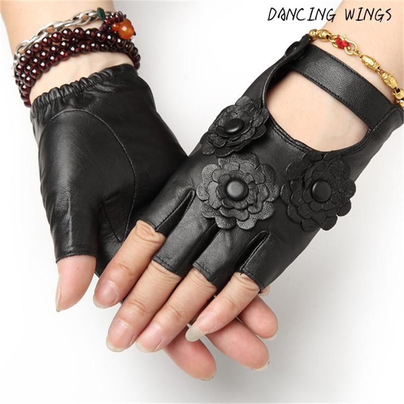 Five Fingers Gloves Brand Design Genuine Leather For Women Sheepskin Black Semi-Finger Fingerless Winter1
Five Fingers Gloves Brand Design Genuine Leather For Women Sheepskin Black Semi-Finger Fingerless Winter1