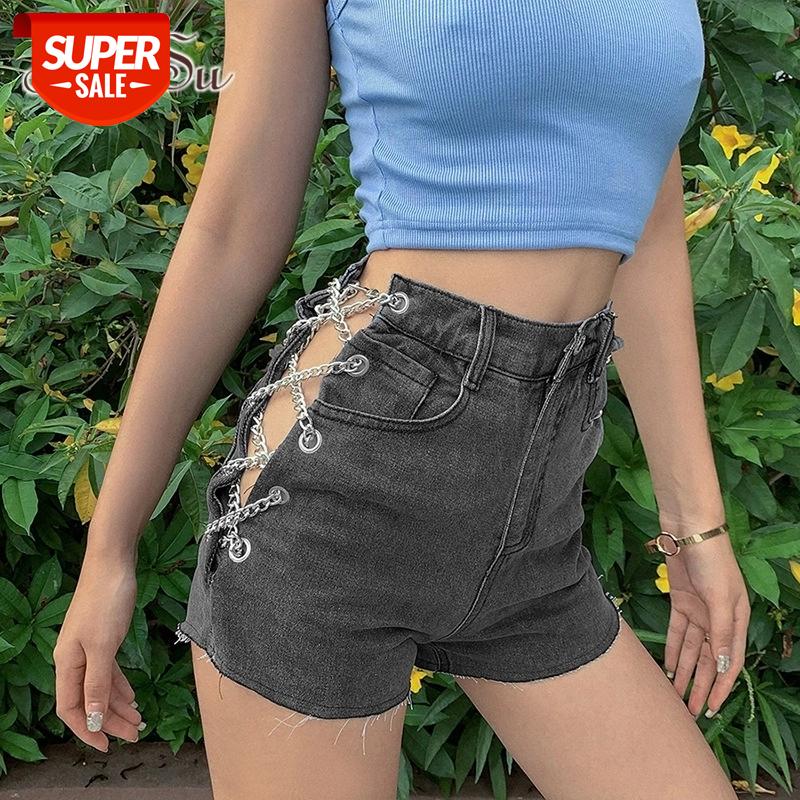 ArtSu Sexy Denim Shorts Women Harajuku Streetwear High Waist Hollow Out Chain Denim Slim Shorts Female Casual Jeans SH28008 #f63y, Black;white
ArtSu Sexy Denim Shorts Women Harajuku Streetwear High Waist Hollow Out Chain Denim Slim Shorts Female Casual Jeans SH28008 #f63y, Black;white