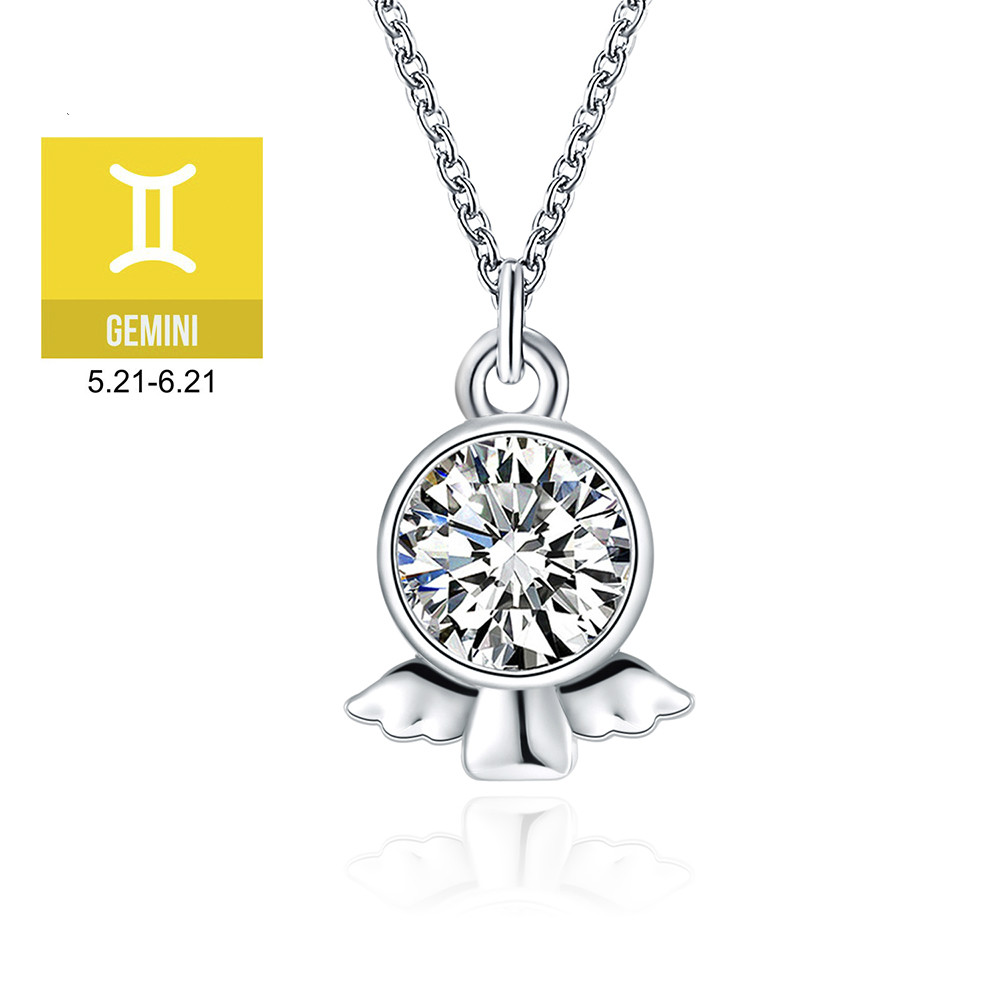 VAROLE 16in Gemini Zircon shiny Crystal pendent Necklace Chain Adjustable Simple Chain Fashion Necklace Jewelry Birthday Gift
VAROLE 16in Gemini Zircon shiny Crystal pendent Necklace Chain Adjustable Simple Chain Fashion Necklace Jewelry Birthday Gift
