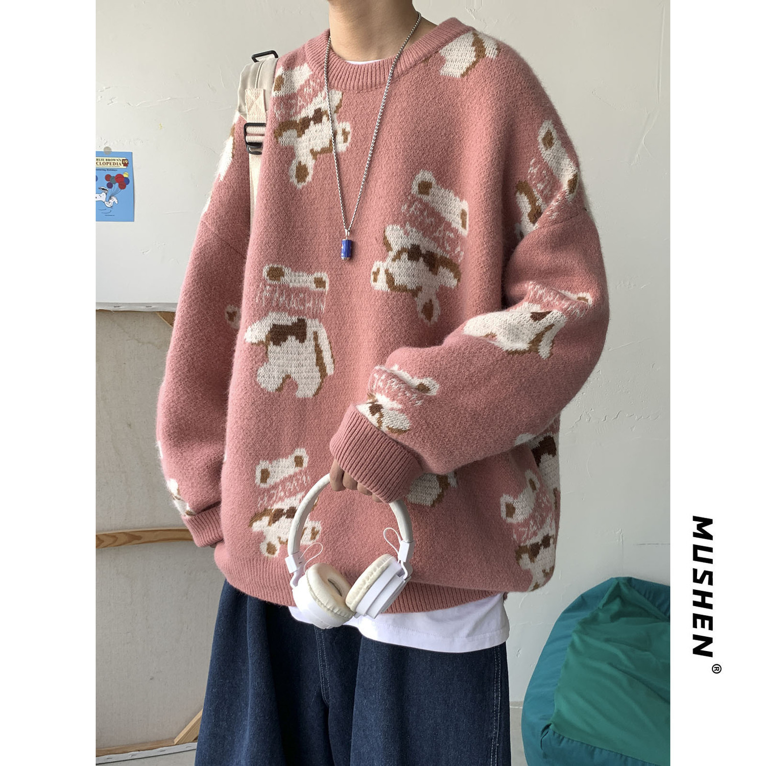 2021 New Autumn and Winter Harbor Wind Tide Around the Neck Lazy Loose Line Base Cow Jacket Couple Sweater RPUX, Xxl
2021 New Autumn and Winter Harbor Wind Tide Around the Neck Lazy Loose Line Base Cow Jacket Couple Sweater RPUX, Xxl