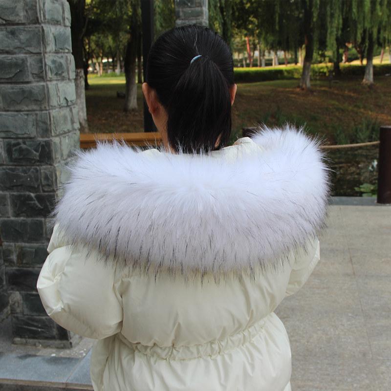 faux raccoon fur collar winter down coat fur collar big size mulitcolor striped fake wide soft fluffy scarves
faux raccoon fur collar winter down coat fur collar big size mulitcolor striped fake wide soft fluffy scarves
