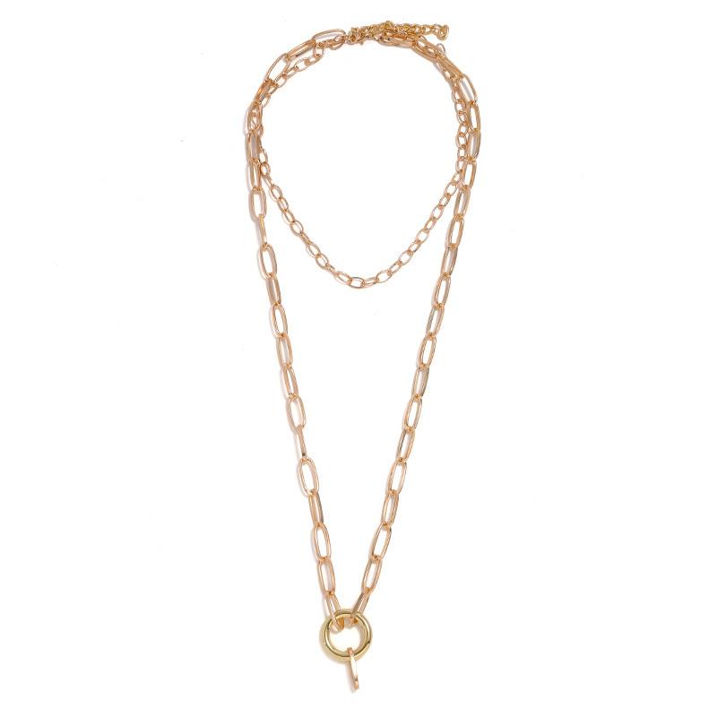 Fashion Style TWO Chain Necklace Simple Punk Rock Metal Chain Necklace For Men Women Unisex
Fashion Style TWO Chain Necklace Simple Punk Rock Metal Chain Necklace For Men Women Unisex