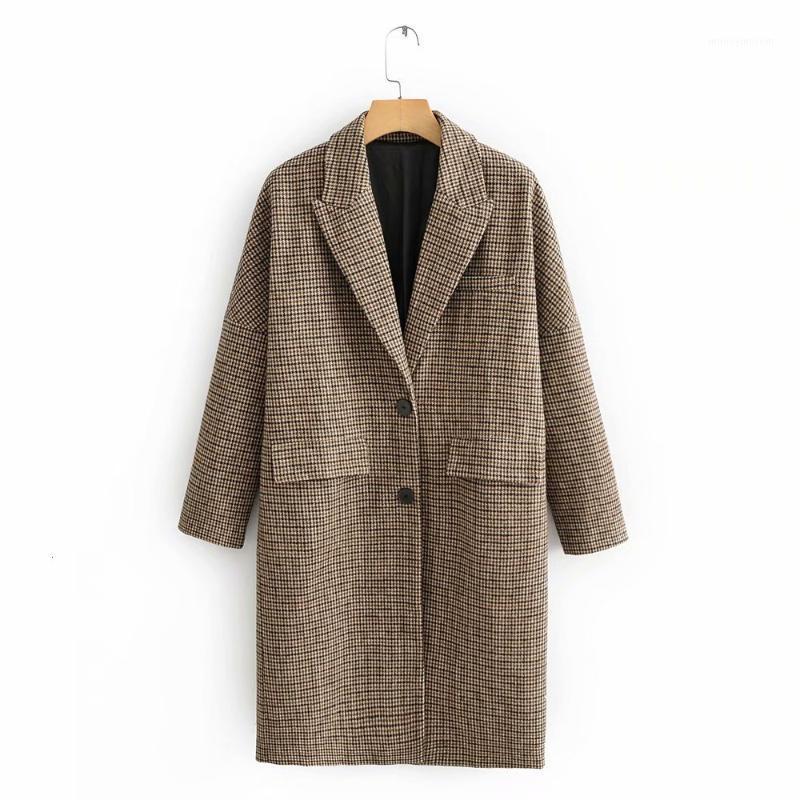 2021 Winter Plaid Long Woolen Jackets Women Single Breasted Wool Coat Europe Fashion Ladies Vintage Warm Clothes Kobieta Kurtka1
2021 Winter Plaid Long Woolen Jackets Women Single Breasted Wool Coat Europe Fashion Ladies Vintage Warm Clothes Kobieta Kurtka1