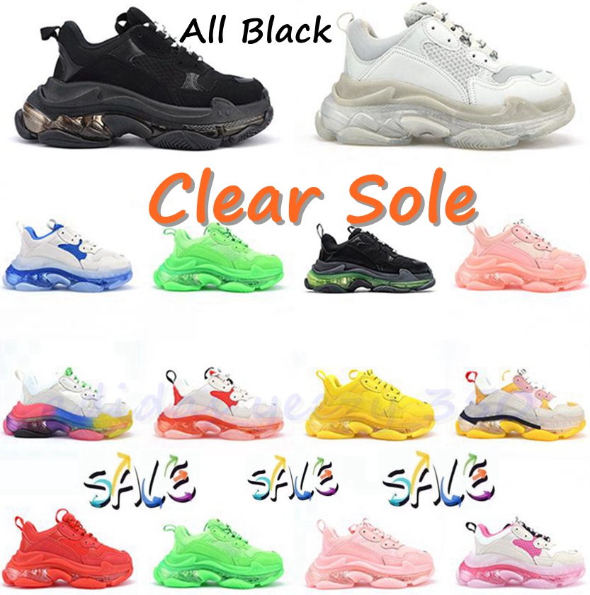 2022 Quality Clear Sole Designer Triple S Women's Trainers shoes 17FW Retro Letter All Black White Bright Red Rice Green Pink men casua
2022 Quality Clear Sole Designer Triple S Women's Trainers shoes 17FW Retro Letter All Black White Bright Red Rice Green Pink men casua