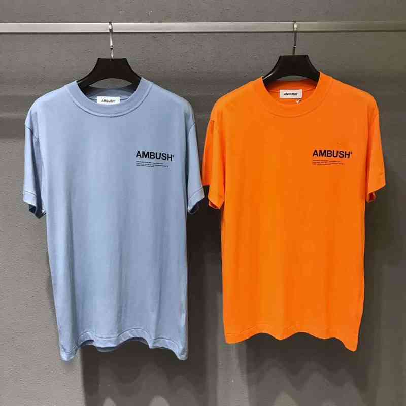 Men' T-Shirts Ambush basic short sleeve T-shirt LEN3, White