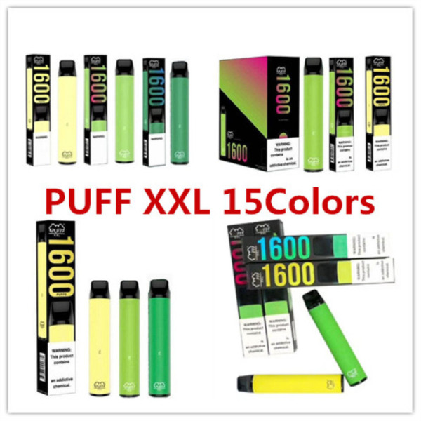 PUFF XXL PUFF MAX 2020 Newest 1600puffs 1000mah 6.5ml disposable vape pen device strater kits empty disposable device kits Puffs bars
PUFF XXL PUFF MAX 2020 Newest 1600puffs 1000mah 6.5ml disposable vape pen device strater kits empty disposable device kits Puffs bars