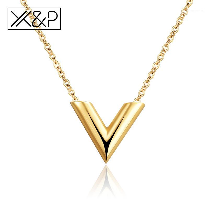 Pendant Necklaces X&P Fashion Brand Rose Gold Long Necklace For Woman Men 316L Stainless Steel V Letter Choker Jewelry Gift1
Pendant Necklaces X&P Fashion Brand Rose Gold Long Necklace For Woman Men 316L Stainless Steel V Letter Choker Jewelry Gift1