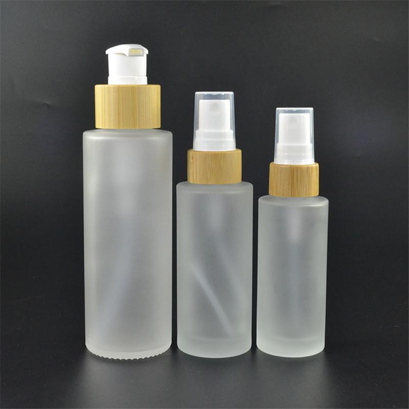 70pcs* 100ML Frost Glass Bottle with bamboo Lotion Pump Emulsion Pump Bottles Empty Cosmetic Packaging Glass Mist Spray Bottle
70pcs* 100ML Frost Glass Bottle with bamboo Lotion Pump Emulsion Pump Bottles Empty Cosmetic Packaging Glass Mist Spray Bottle