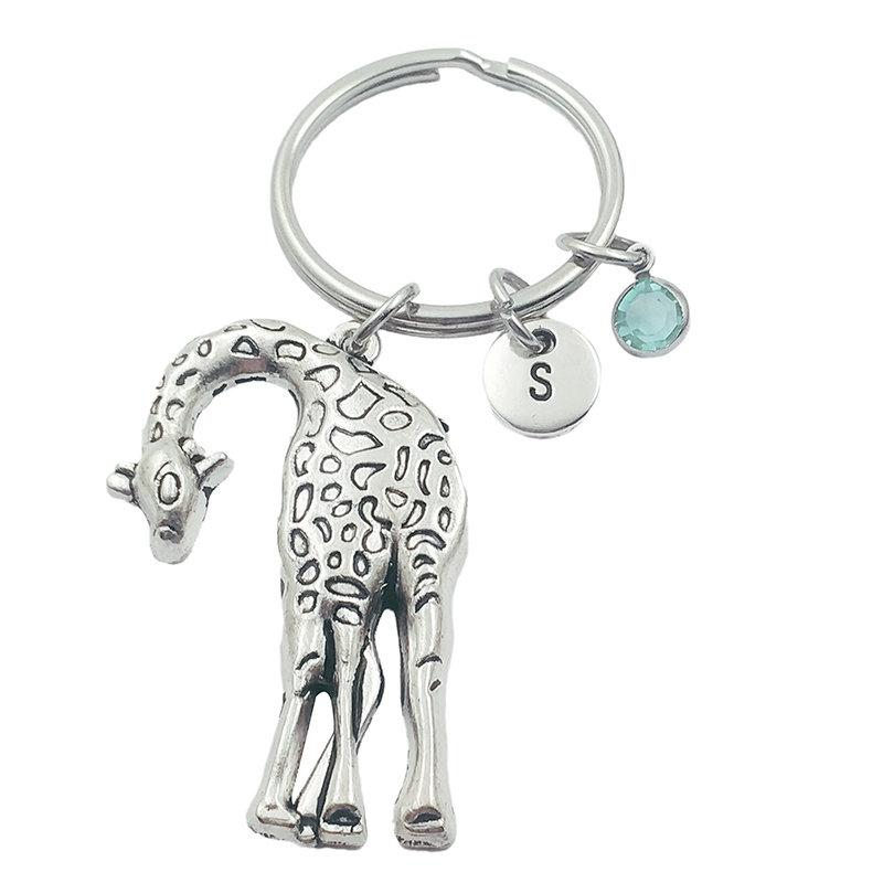 Giraffe Beauty Birthstone Keychains Keyring Creative Fashion Jewelry Women Gifts Accessories Pendant
Giraffe Beauty Birthstone Keychains Keyring Creative Fashion Jewelry Women Gifts Accessories Pendant