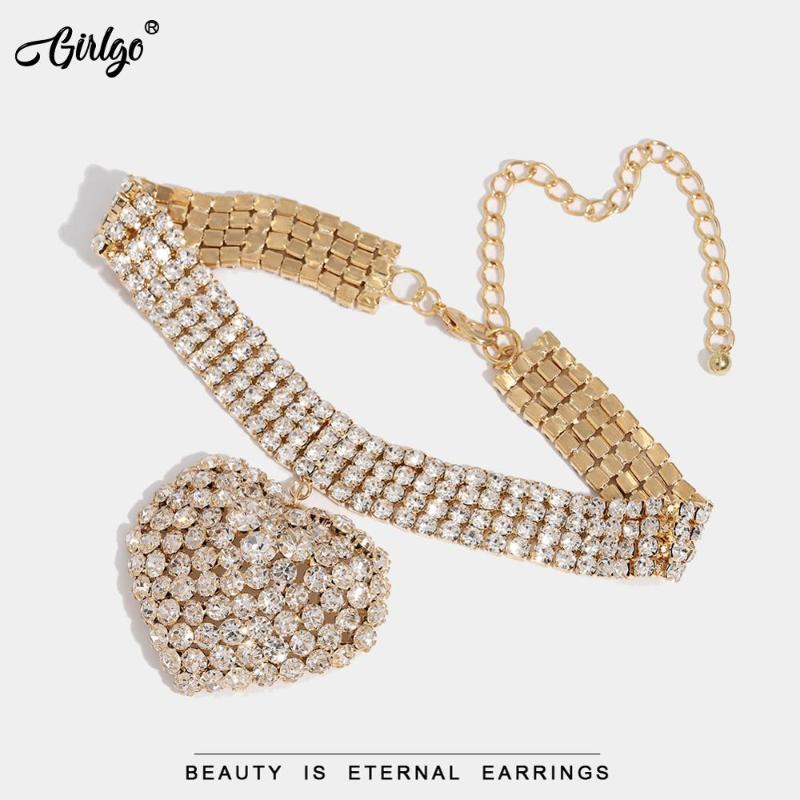 Girlgo Luxury Clear Glass Rhinestone Necklace For Women Charm 2020 New Trend Jewelry Elegant Prom Peach Heart Metal Accessories
Girlgo Luxury Clear Glass Rhinestone Necklace For Women Charm 2020 New Trend Jewelry Elegant Prom Peach Heart Metal Accessories