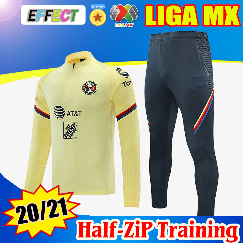 Club America FC Soccer Training Suit 2020 2021 Half-Zip Training Sweatshirt 20/21 ATLAS Sudadera de Entrenamiento Survetement Chandal, Black
Club America FC Soccer Training Suit 2020 2021 Half-Zip Training Sweatshirt 20/21 ATLAS Sudadera de Entrenamiento Survetement Chandal, Black