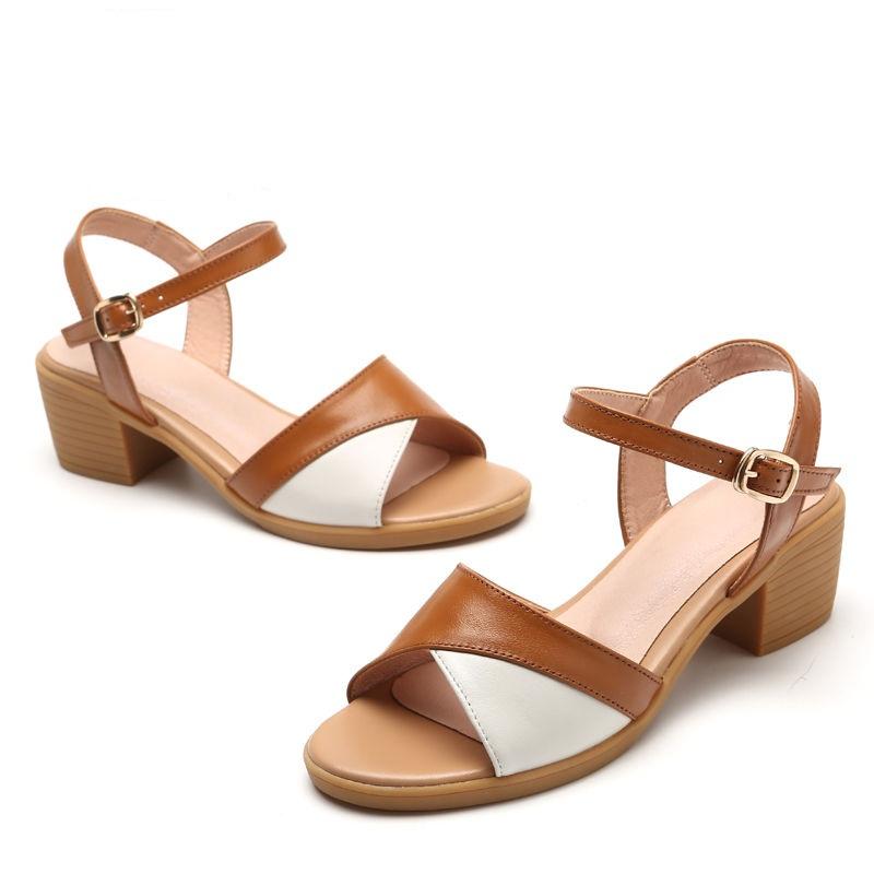 Marlisasa Women Cute High Quality Peep Toe Buckle Strap Square Heel Sandals Lady Fashion Black Sandals Sandales Femmes F6316
Marlisasa Women Cute High Quality Peep Toe Buckle Strap Square Heel Sandals Lady Fashion Black Sandals Sandales Femmes F6316
