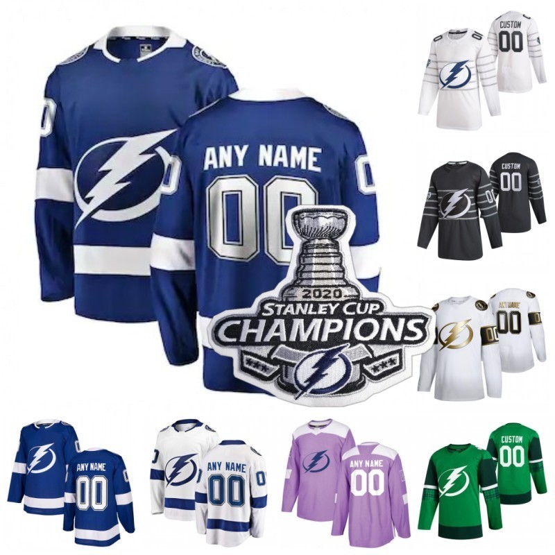 Custom 2020 Stanley Cup Champions Tampa Bay Lightning Yanni Gourde Zach Bogosian Mitchell Stephens Wedgewood Women Hockey Jersey Stitched, Mens black alternate
Custom 2020 Stanley Cup Champions Tampa Bay Lightning Yanni Gourde Zach Bogosian Mitchell Stephens Wedgewood Women Hockey Jersey Stitched, Mens black alternate