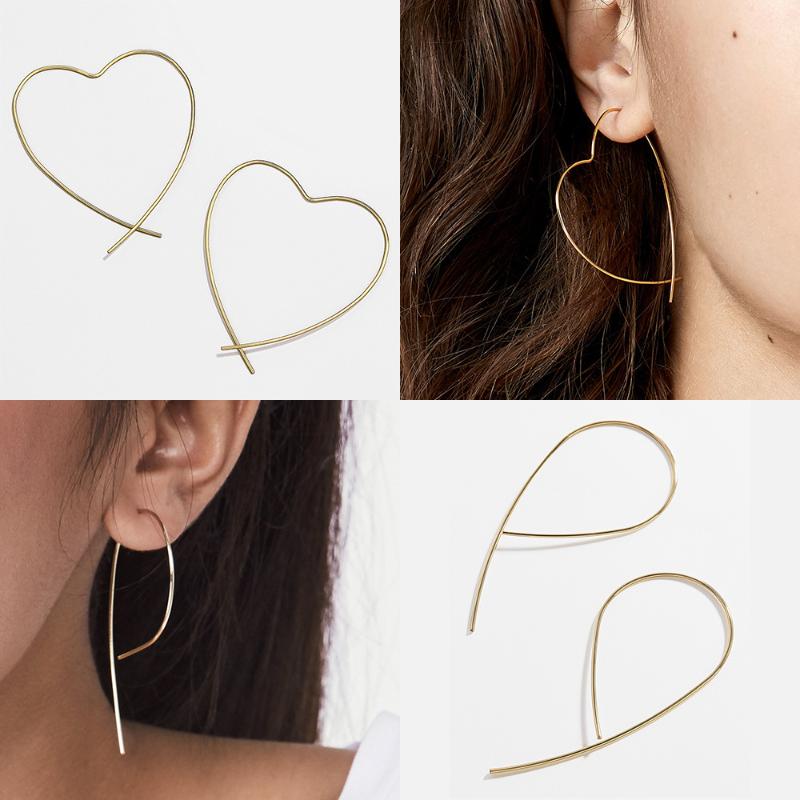 New Simpl Women Baub Hoop Earrings 2020 Fashion Heart Geometry Earrings Trendy Statement Jewelry Boucles d'oreilles Dropshipping
New Simpl Women Baub Hoop Earrings 2020 Fashion Heart Geometry Earrings Trendy Statement Jewelry Boucles d'oreilles Dropshipping