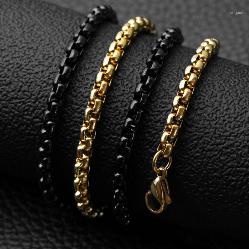 Chains Hip Hop Jewelry Simple 4mm Square Pearl Chain Necklaces For Women Wholesale Gold Color Stainless Steel Collier Christmas Gifts1
Chains Hip Hop Jewelry Simple 4mm Square Pearl Chain Necklaces For Women Wholesale Gold Color Stainless Steel Collier Christmas Gifts1