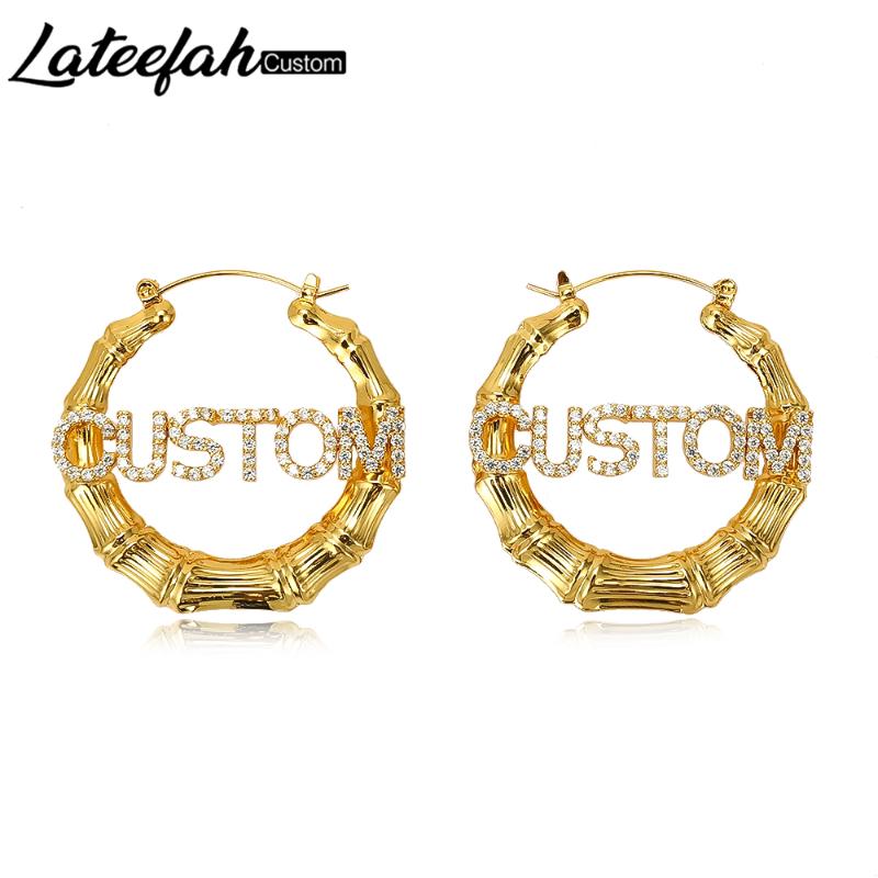 Lateefah Personality Name Zirconia Hoop Circle Earrings Hip Hop Exaggerated Earring Letters Ladies Gift Party Daily Jewelry
Lateefah Personality Name Zirconia Hoop Circle Earrings Hip Hop Exaggerated Earring Letters Ladies Gift Party Daily Jewelry