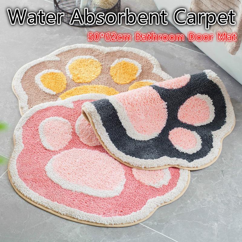 Cartoon Cat Shape Bathroom Door Mat Water Absorbent Carpet Household Velvet Anti-slip Foot Pad Bathtub Rugs for Bathroom
Cartoon Cat Shape Bathroom Door Mat Water Absorbent Carpet Household Velvet Anti-slip Foot Pad Bathtub Rugs for Bathroom