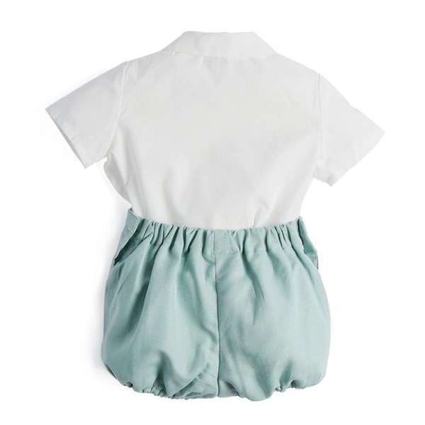 Baby Boy Clothes Set Children Boutique Clothing Suit Infant Cotton Shirt Pants Toddler Boys Spanish Outfits Birthday Party Show Y1105