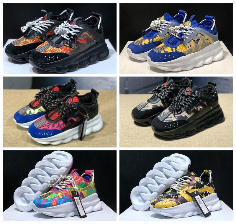 Chain Shoes Luxury Reactions Men Women Sneakers Suede Leather Fashion Trainers Casual, Color 3
Chain Shoes Luxury Reactions Men Women Sneakers Suede Leather Fashion Trainers Casual, Color 3