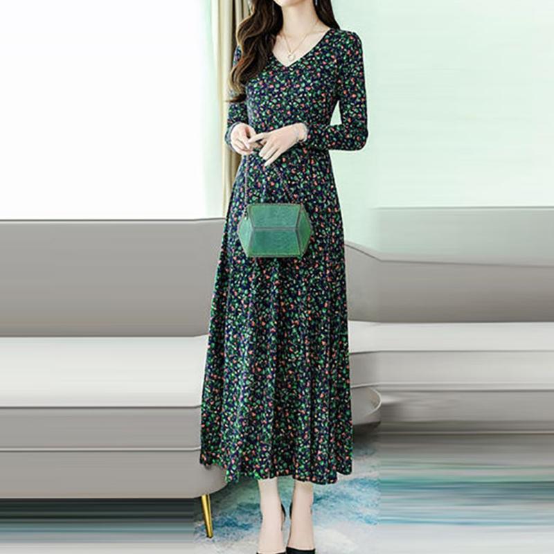 Femme Sukienki Women Fashion Lady Elegant Dresses 2020 Retro V-neck Dress Long Sleeve Printing Long Dress Vestidos De Festa #YJ, Red
Femme Sukienki Women Fashion Lady Elegant Dresses 2020 Retro V-neck Dress Long Sleeve Printing Long Dress Vestidos De Festa #YJ, Red
