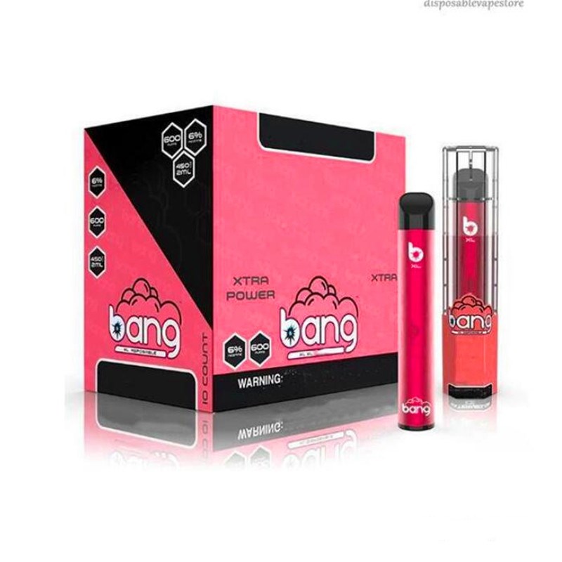 Newest Bang XL Disposable Vape Pen 600Puffs Pre-filled 2ml Cartridges Pods 450mAh Battery Vaporizer e Cigs Starter Kit Bars Vapor Devices
Newest Bang XL Disposable Vape Pen 600Puffs Pre-filled 2ml Cartridges Pods 450mAh Battery Vaporizer e Cigs Starter Kit Bars Vapor Devices