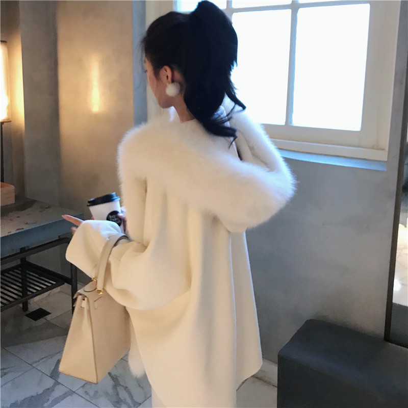 Women Faux Fur Coat Elegant Thick Warm New Fashion Outerwear Fur Jacket winter faux fur coat women 201028