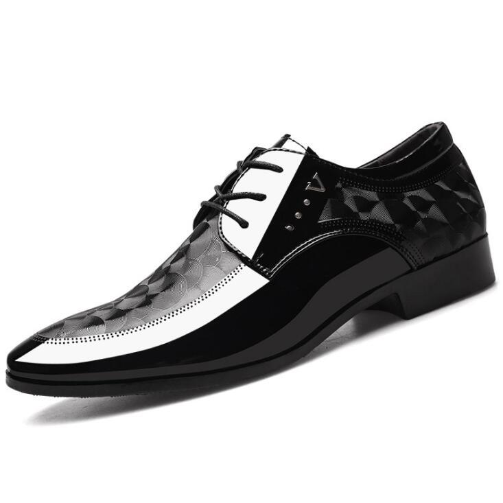 2020 Oxfords Leather Men's Shoes Lace Up Breathable Formal Office For Man Big Size 38-48 Flats Casual Dress Shoes Men, Black
2020 Oxfords Leather Men's Shoes Lace Up Breathable Formal Office For Man Big Size 38-48 Flats Casual Dress Shoes Men, Black