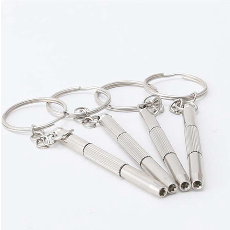 New Arrival 4 in 1 Screwdriver Eyeglass Repair Tool Keychain Glasses Phone Watch Screw Driver Dismantling Repair Tools VTKY2210
New Arrival 4 in 1 Screwdriver Eyeglass Repair Tool Keychain Glasses Phone Watch Screw Driver Dismantling Repair Tools VTKY2210
