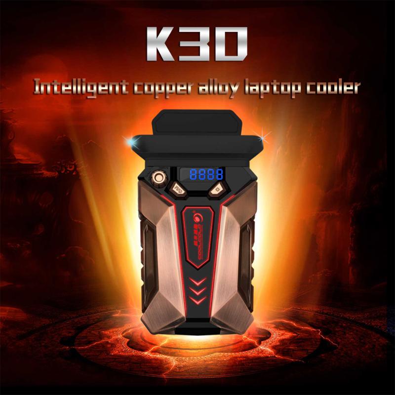 COOLCOLD K30 Laptop Air Extracting Cooling Fan Portable Computer Copper Alloy Cooler Breathing Light Low Noise Cooling Fan
COOLCOLD K30 Laptop Air Extracting Cooling Fan Portable Computer Copper Alloy Cooler Breathing Light Low Noise Cooling Fan