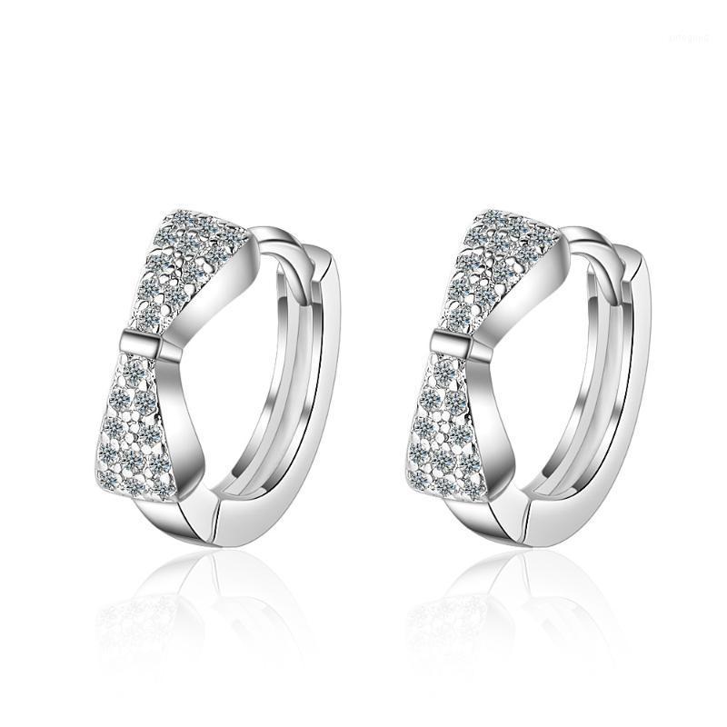Charm Trendy Bowknot Design Silver Rose Gold Color Micro Paved Cubic Zirconia Small Hoop Earrings For Women Girl Party Jewelry1
Charm Trendy Bowknot Design Silver Rose Gold Color Micro Paved Cubic Zirconia Small Hoop Earrings For Women Girl Party Jewelry1