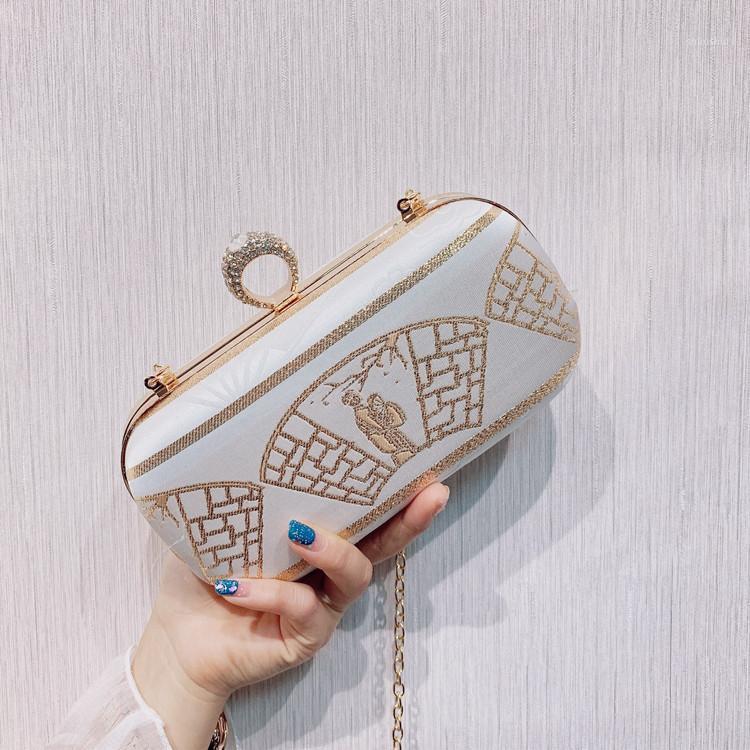 New Handbag Embroidered Hand round Bag Fashion Mini One-Shoulder Cross-Body Dinner Clutch Purse1, Green
New Handbag Embroidered Hand round Bag Fashion Mini One-Shoulder Cross-Body Dinner Clutch Purse1, Green