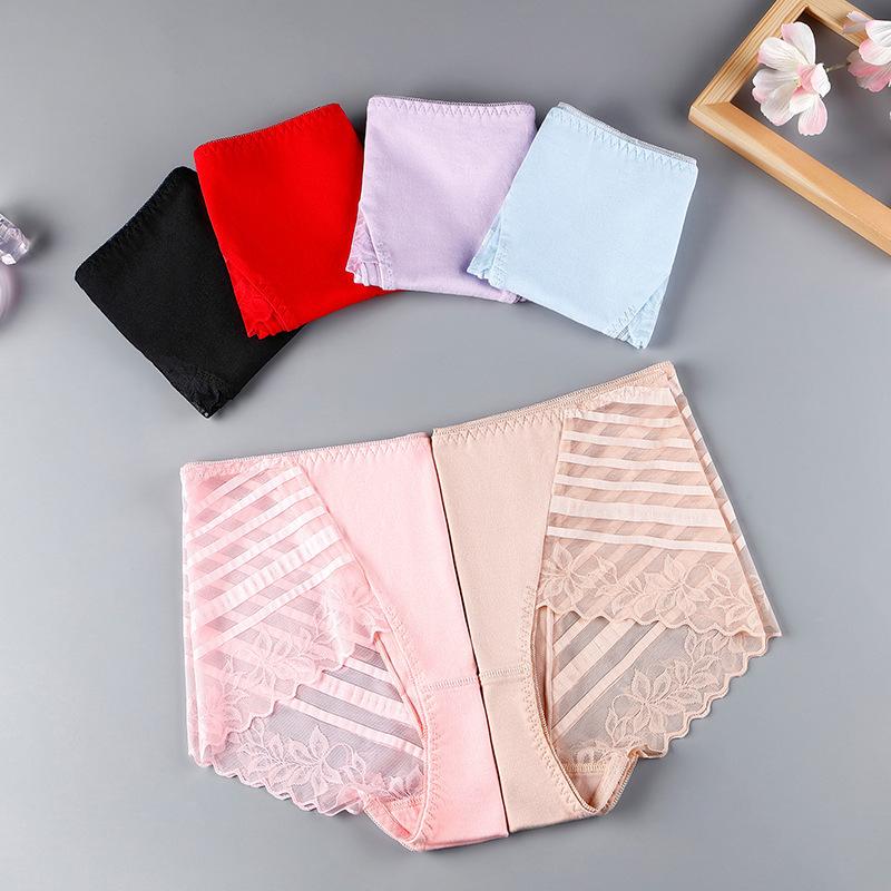 Mid Waist Women Underpants Cotton Breathable Lingerie Sexy Lace Hollow Seamless Breifs Female Panties High Elasticity Underwear, Black
Mid Waist Women Underpants Cotton Breathable Lingerie Sexy Lace Hollow Seamless Breifs Female Panties High Elasticity Underwear, Black