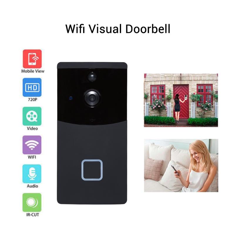 Waterproof Smart Wifi Security Doorbell Ring Camera Remote Control Video-eye For Door IR Night Vision Wireless Visual Intercom
Waterproof Smart Wifi Security Doorbell Ring Camera Remote Control Video-eye For Door IR Night Vision Wireless Visual Intercom