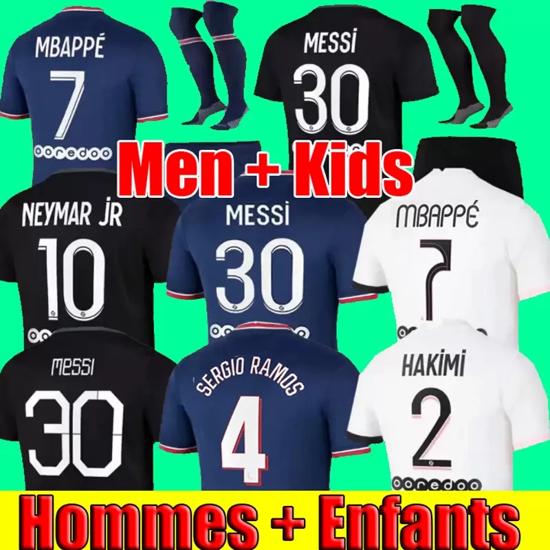 21 22 MESSI MBAPPE KEAN soccer jersey 2021 SERGIO RAMOS MARQUINHOS VERRATTI KIMPEMBE Maillots de football shirt ICARDI DI MARIA DRAXLER kids kit uniforms, With logo
21 22 MESSI MBAPPE KEAN soccer jersey 2021 SERGIO RAMOS MARQUINHOS VERRATTI KIMPEMBE Maillots de football shirt ICARDI DI MARIA DRAXLER kids kit uniforms, With logo