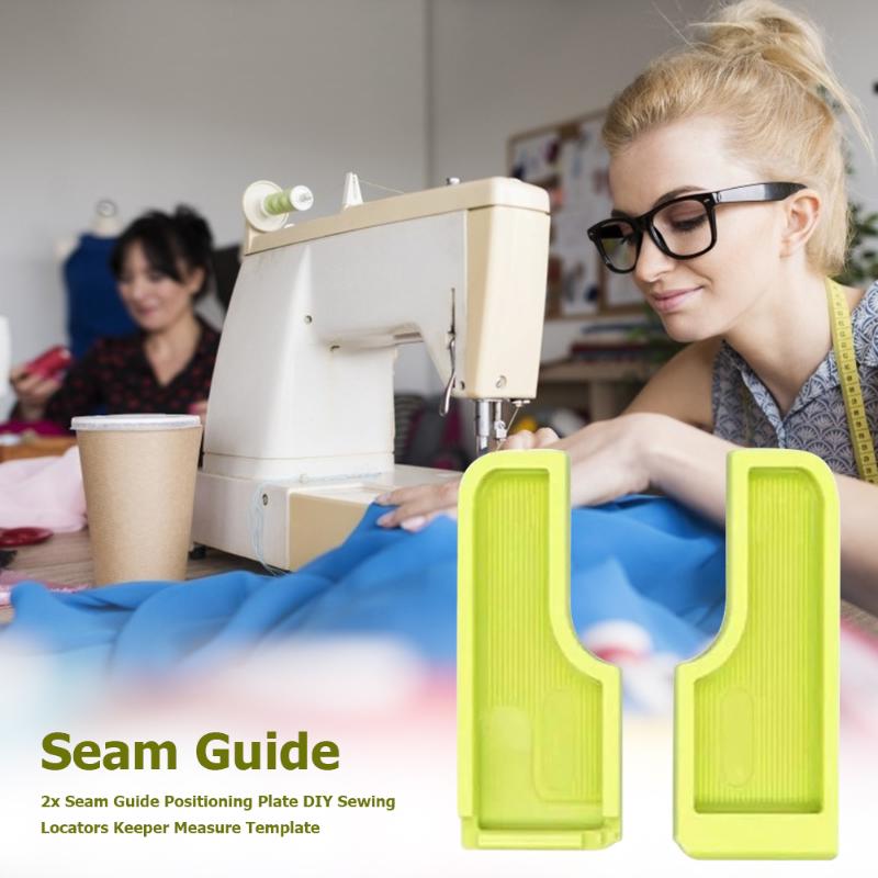 2Pcs DIY Seam Guide Positioning Plate Template Locators Handmade Sewing Tailor Keeper Grid Measure Drawings Kits Tool
2Pcs DIY Seam Guide Positioning Plate Template Locators Handmade Sewing Tailor Keeper Grid Measure Drawings Kits Tool