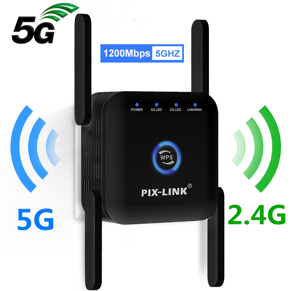 5G WiFi Repeater WiFi Amplifier 5Ghz WiFi Long Range Extender 1200M Wireless Wi Fi Booster Home Wi-Fi Internet Signal Amplifier
5G WiFi Repeater WiFi Amplifier 5Ghz WiFi Long Range Extender 1200M Wireless Wi Fi Booster Home Wi-Fi Internet Signal Amplifier